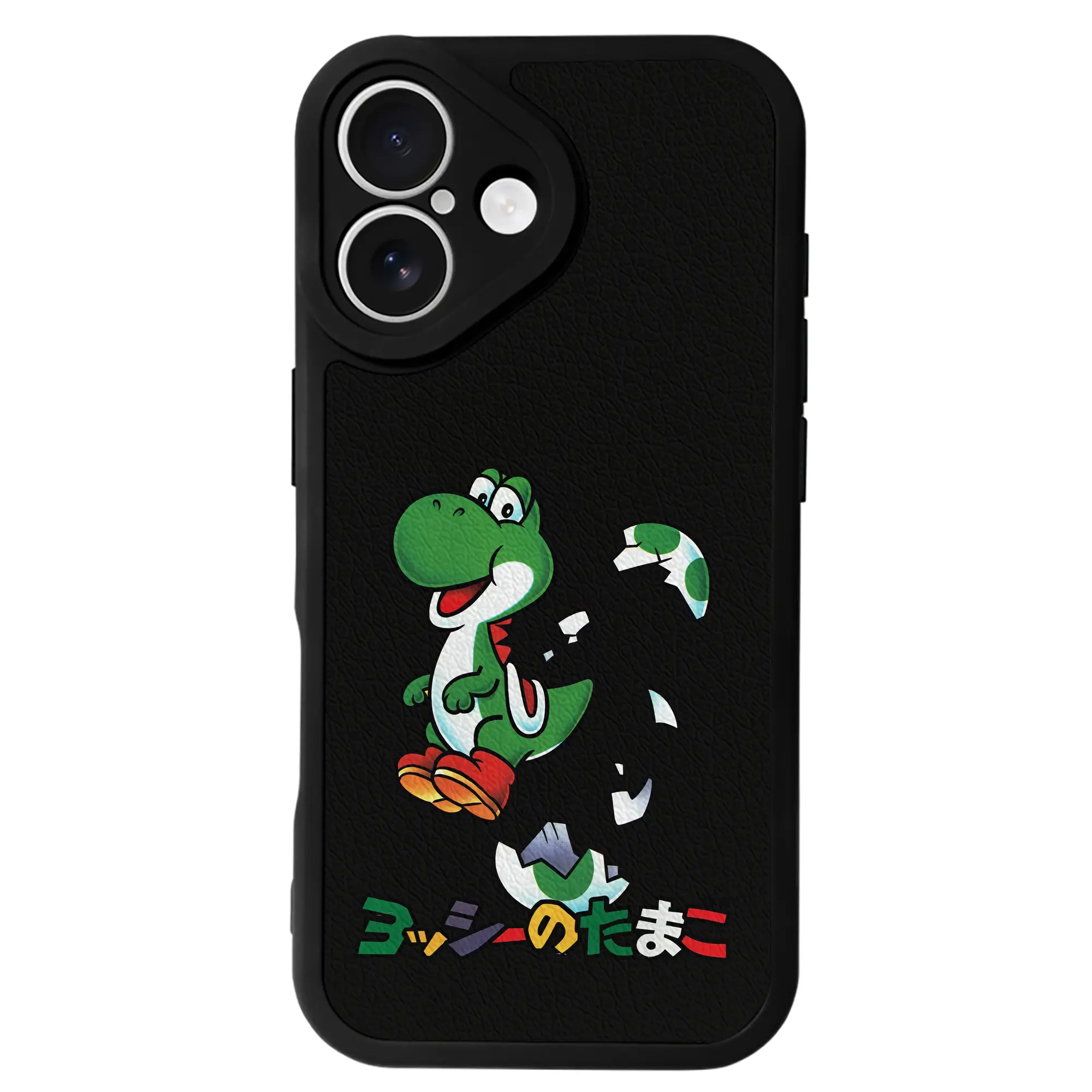 マリオ グッズ ヨッシー - IPhone 16シリーズ対応 ・ シリコンスマホケース ・ レザー調 ・ 高精度フィット ・ 耐衝撃 ・ ワイヤレス充電対応 ・ 精密カット